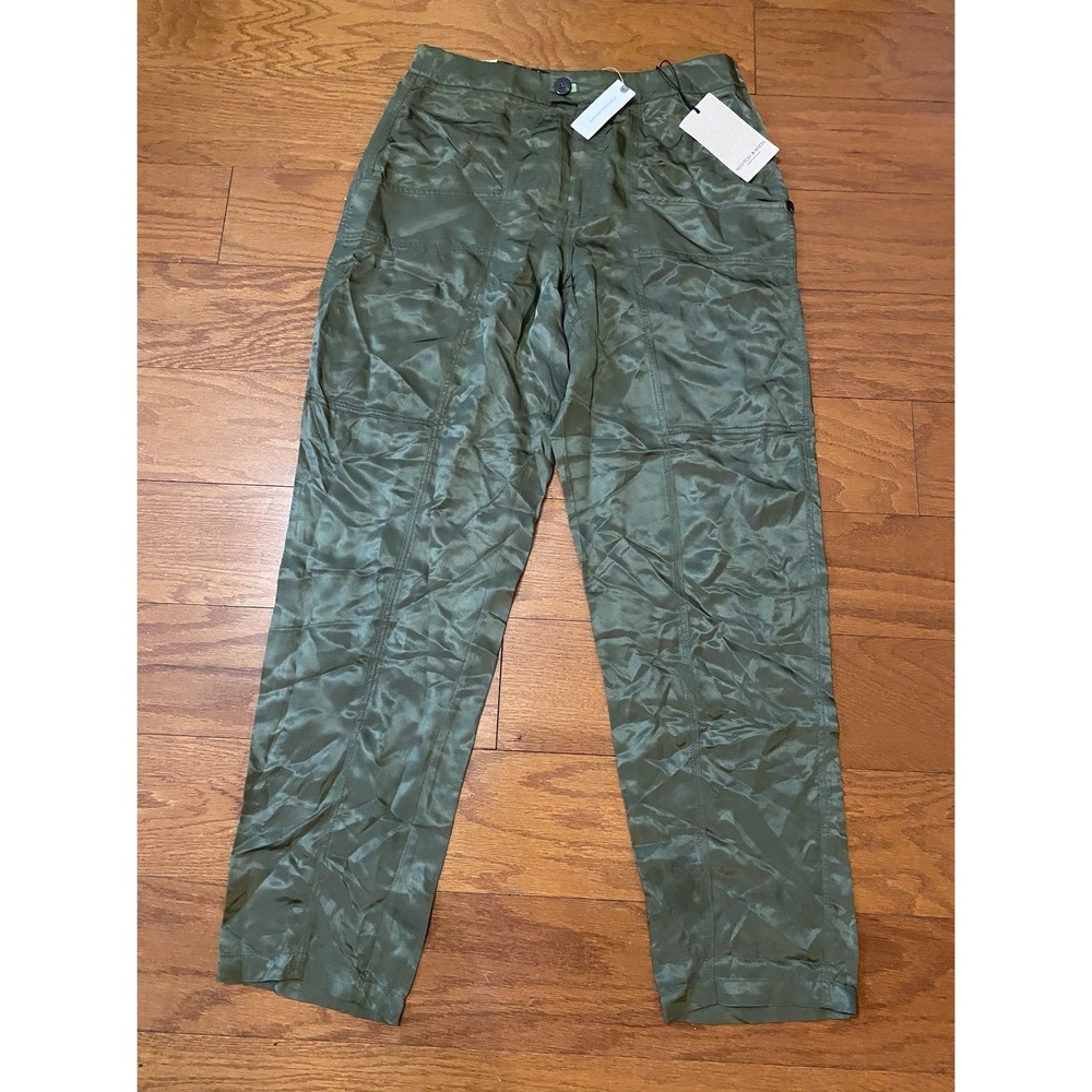 Scotch & Soda Joshy Pants Medium High Rise Olive Tapered Leg New! NWT $179